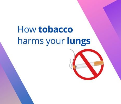 how tobacco harms your lungs
